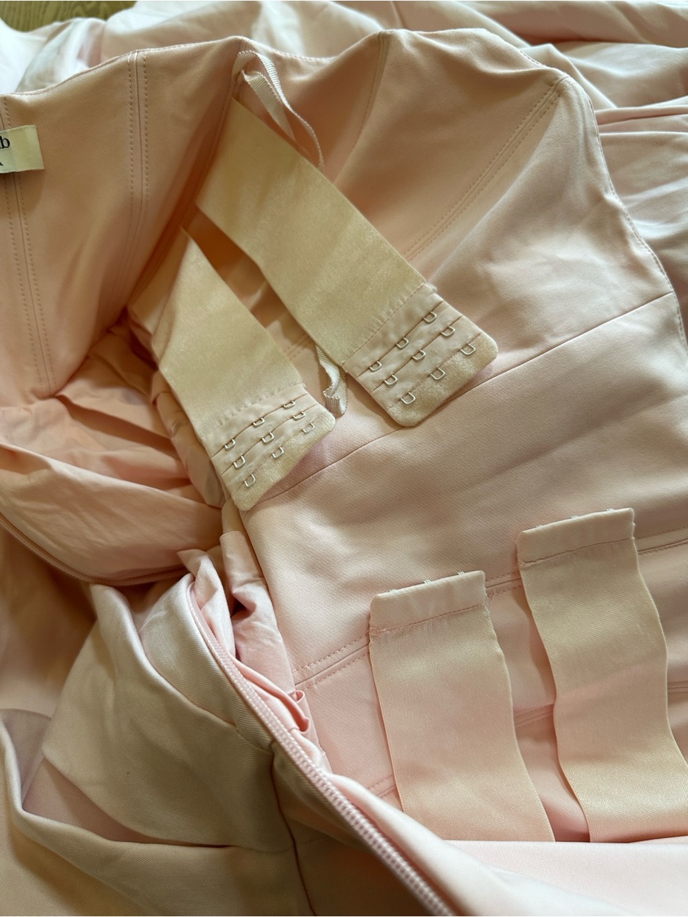 house Of CB CONTESSAParisian PinkStraplessCorset Midi Dress,Sz M,new Without Tag - Picture 11 of 12